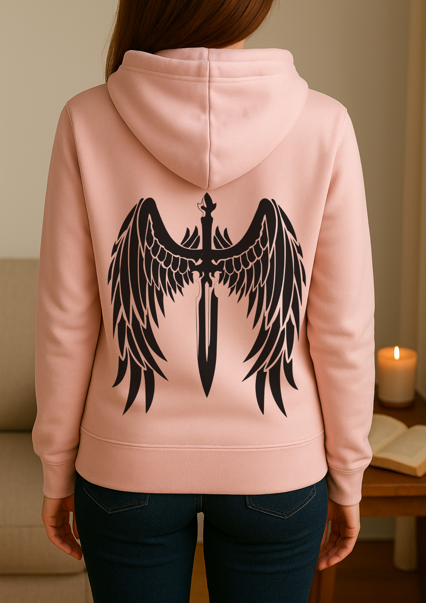 Azriel’s Illyrian Wings Hoodie – Romantasy Edition