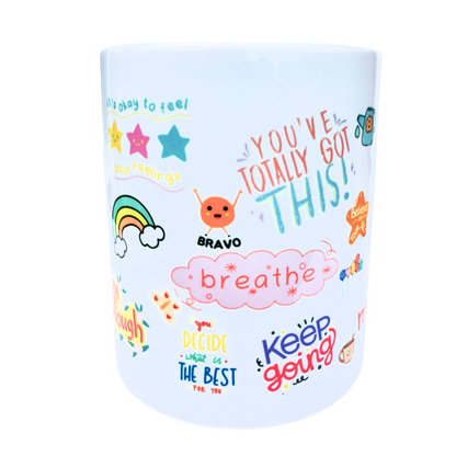 Positive Vibes Ceramic Mug – 11oz