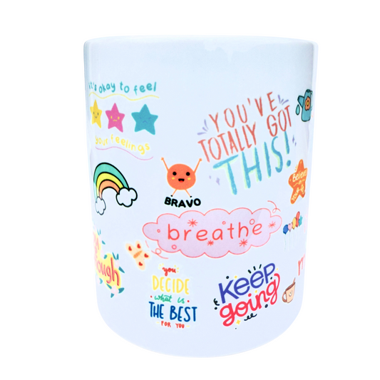 Positive Vibes Ceramic Mug – 11oz