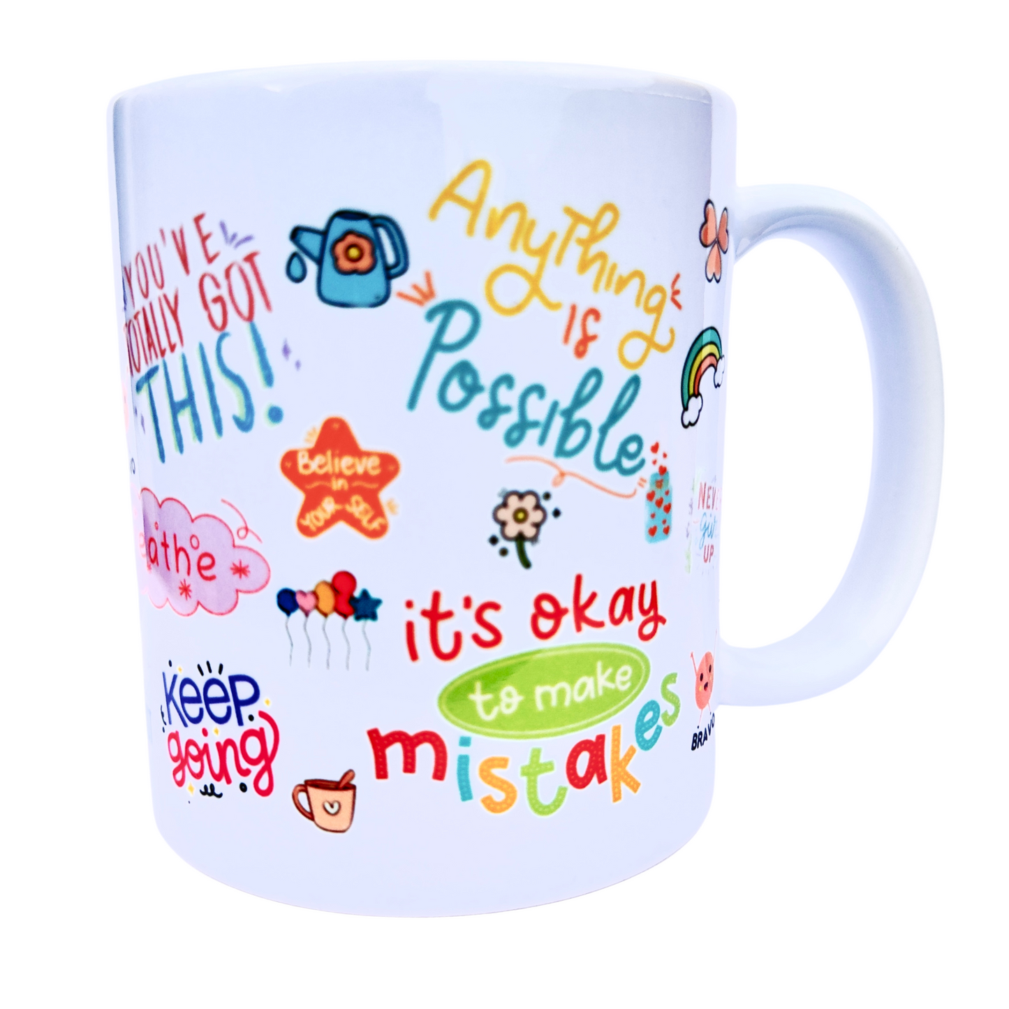 Positive Vibes Ceramic Mug – 11oz